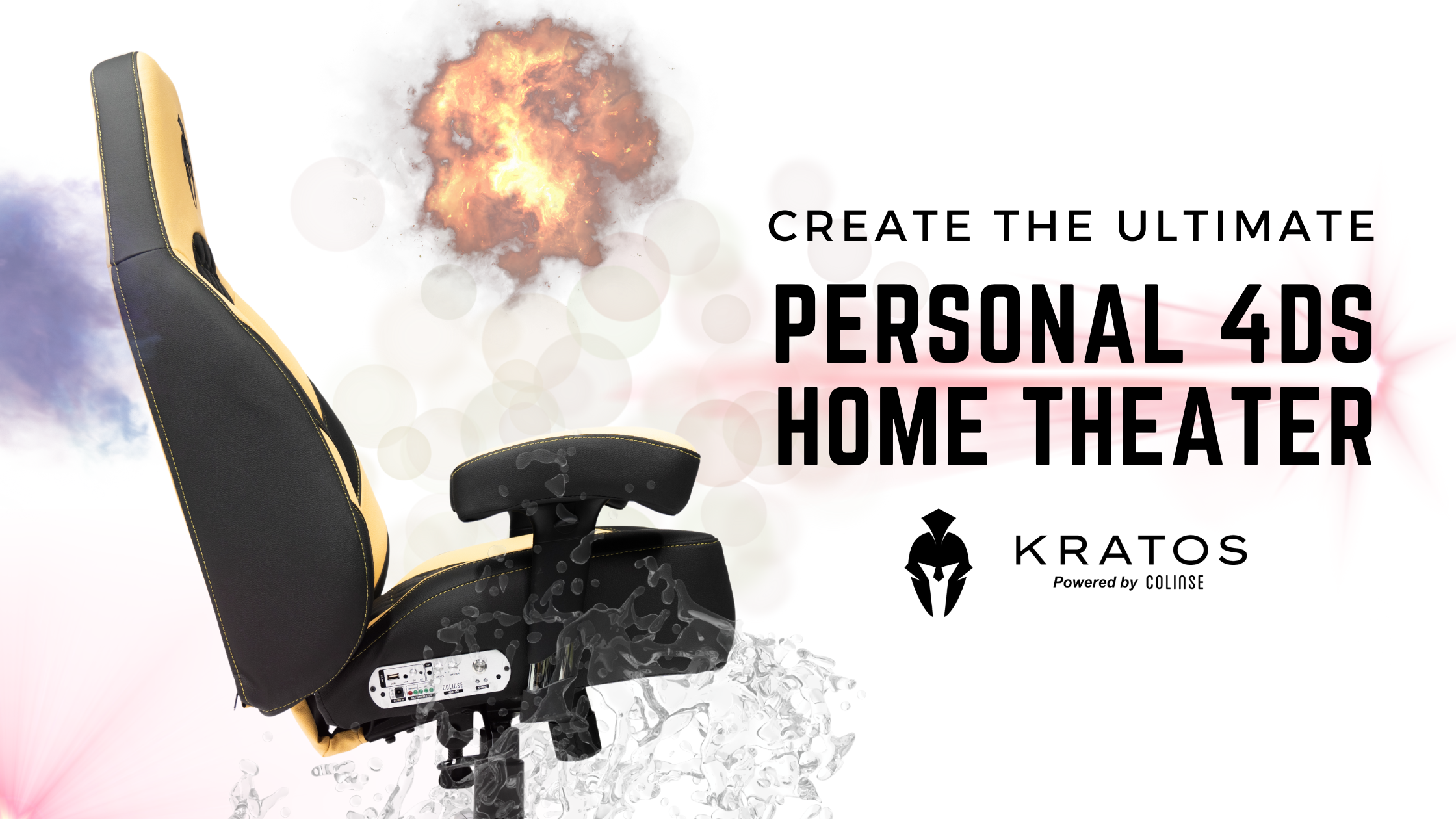 Kratos 4D Throne 4DS Immersive Home Theater Seat
