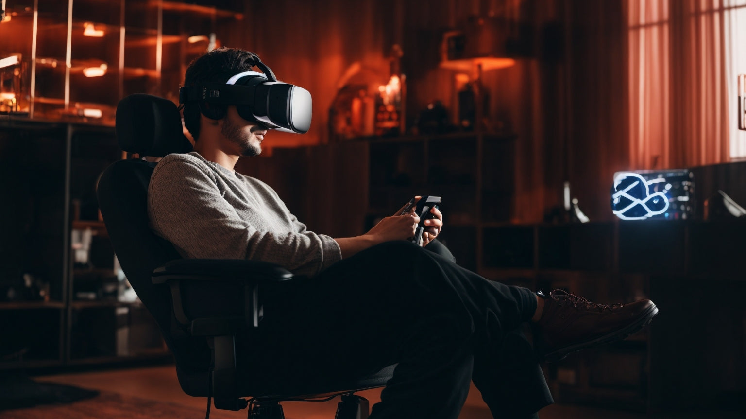 Enhance Your Gaming Experience: Pairing Apple VR Headset with Kratos 4D Throne Haptic Feedback Gaming Chair