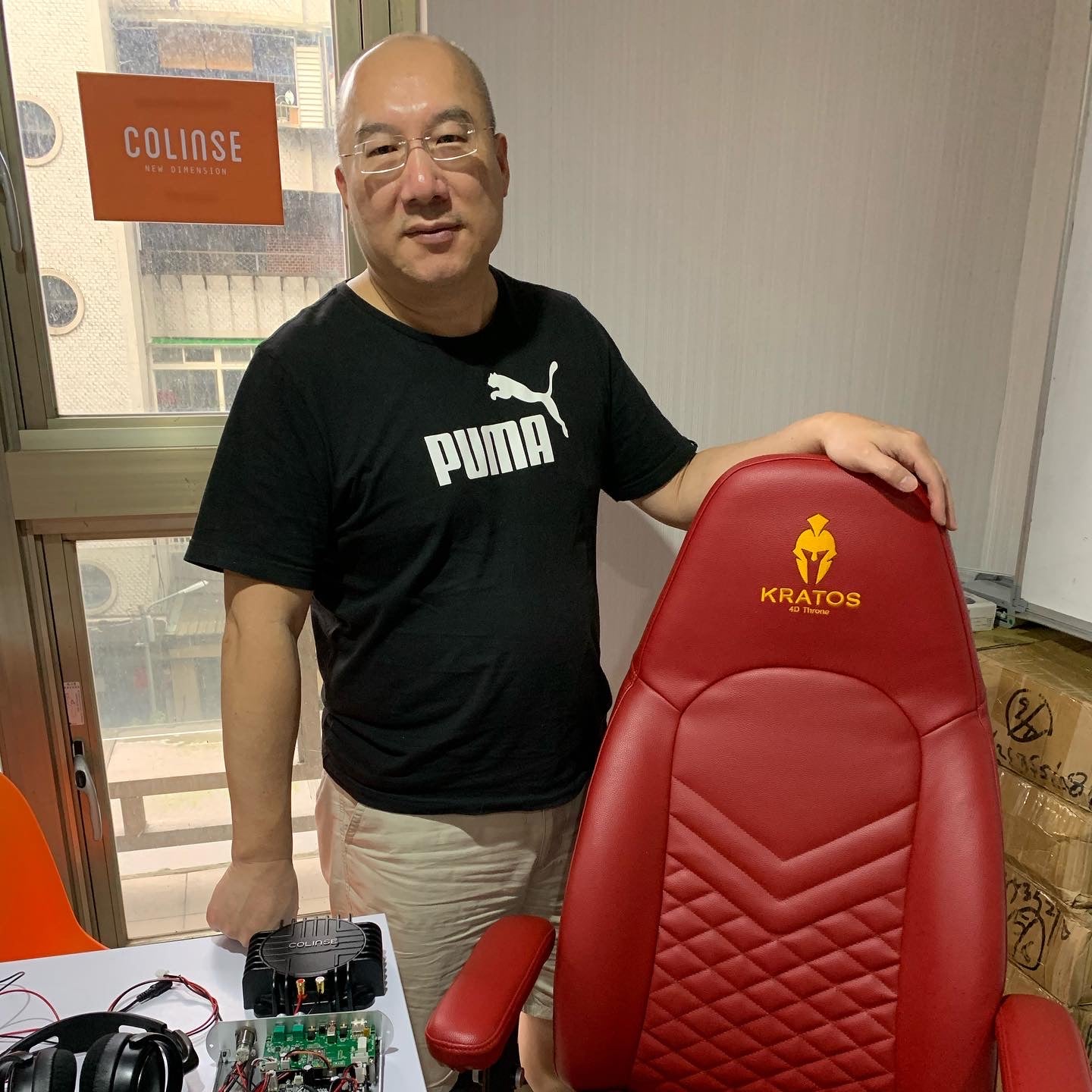 Co-Founder Albert of Kratos 4D Throne & President of COLINSE