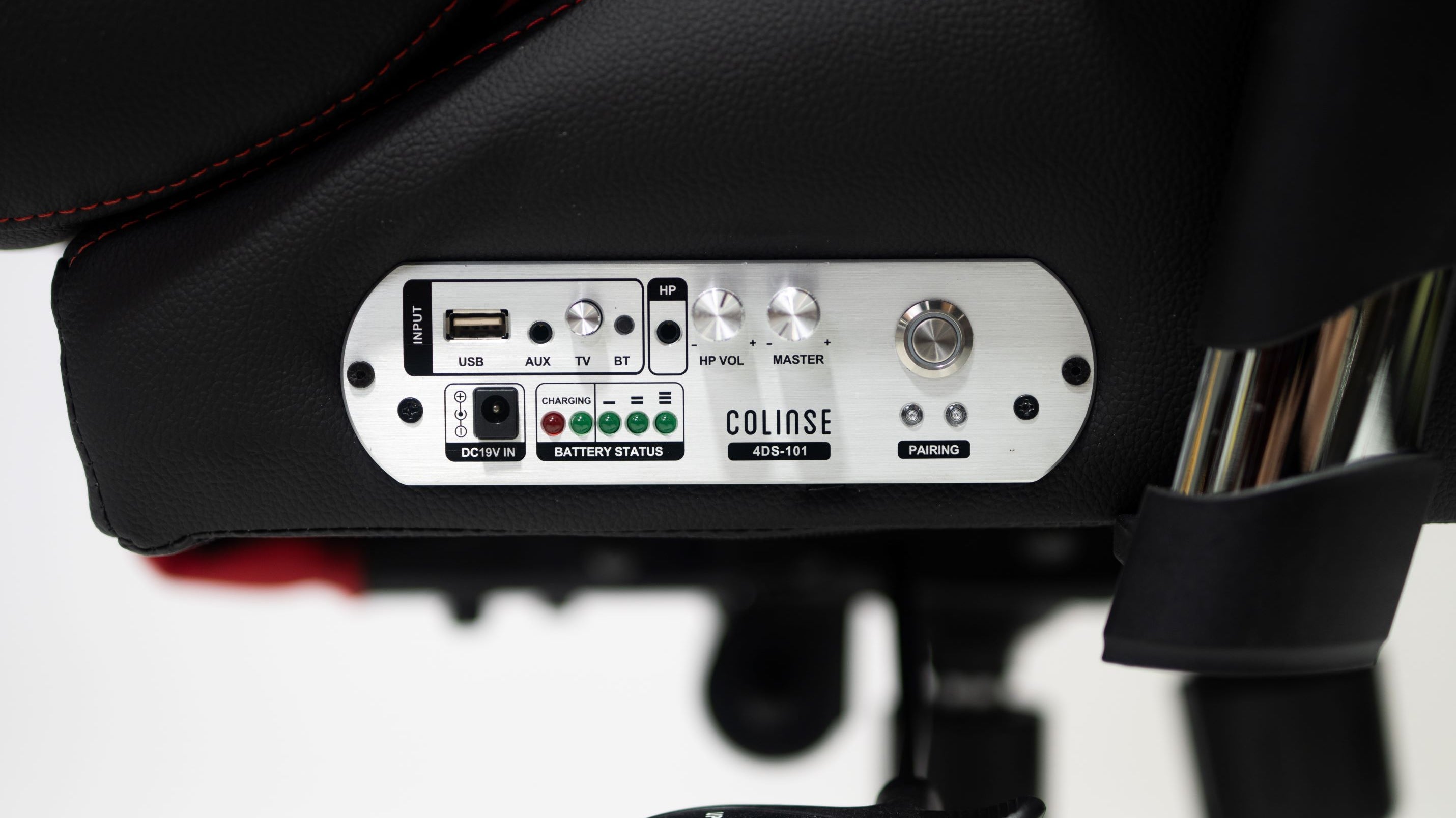 Colinse 4DS Haptic Feedback module embedded in Kratos Gaming Chair