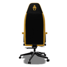 Black and Yellow Gaming Chair Back View