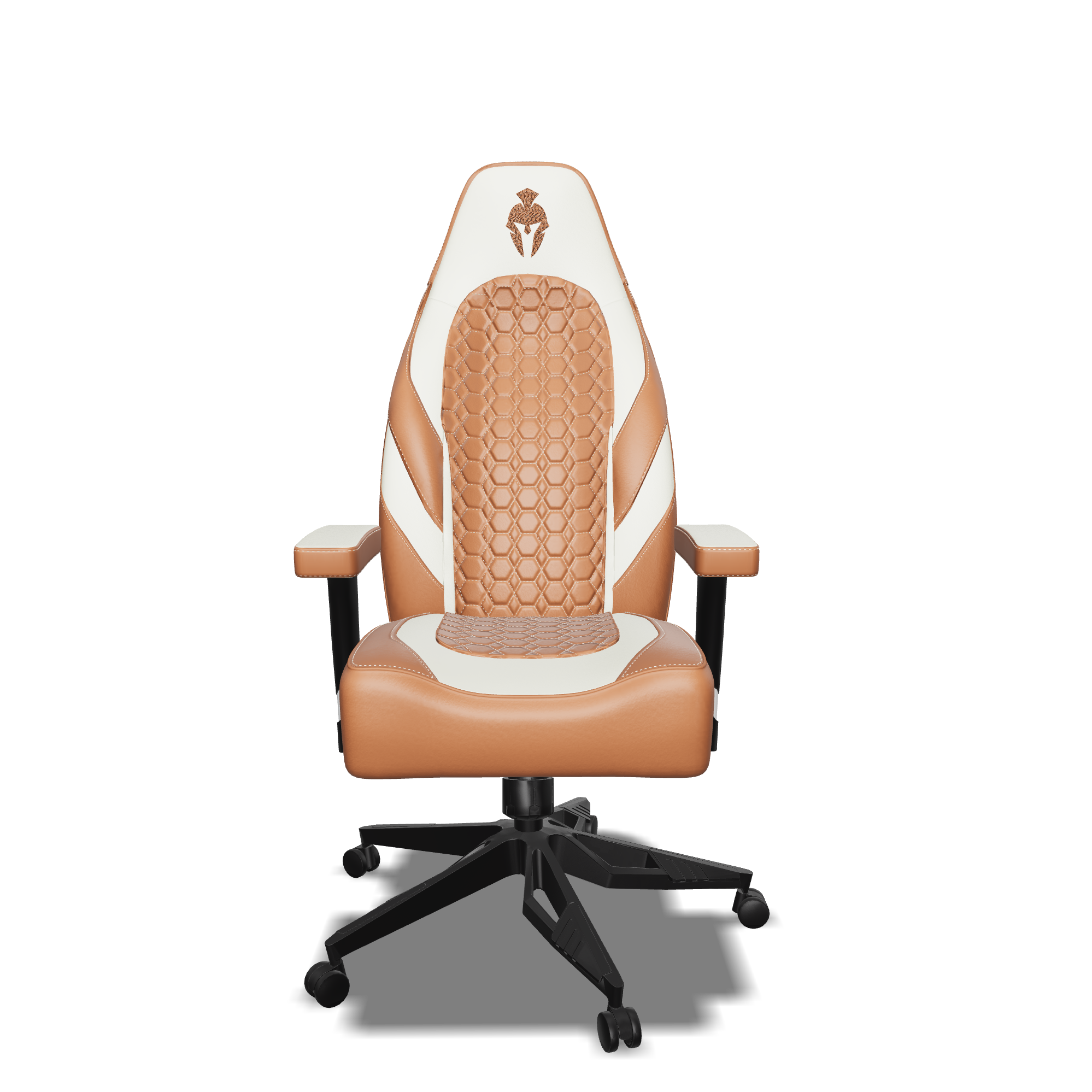 Brown and Beige Gaming Chair