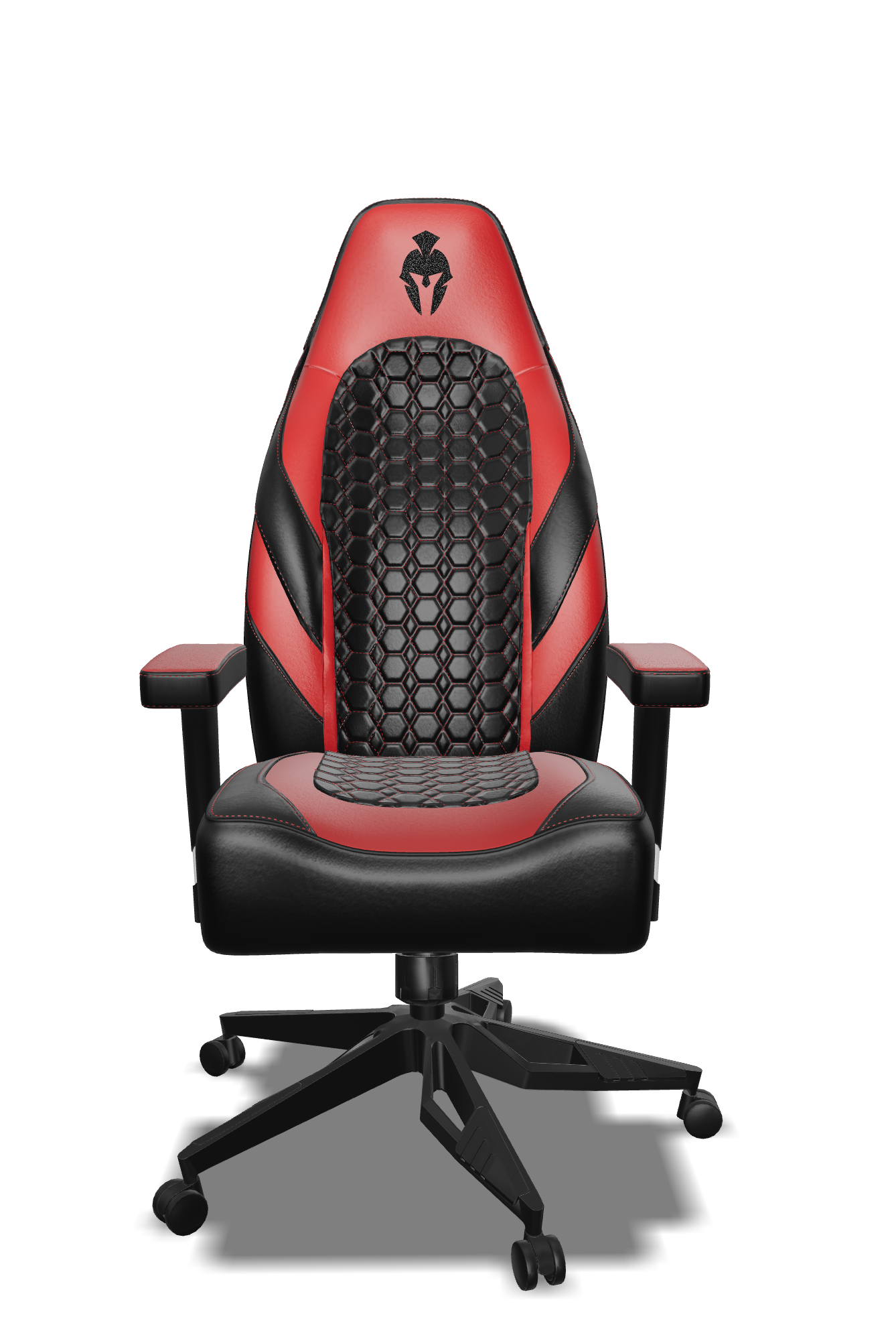 Red and Black gaming chair front view