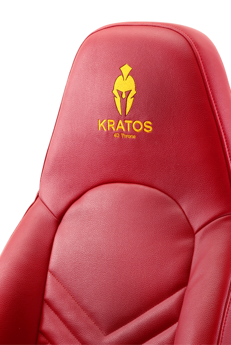 Kratos PRO 4D Throne- Gaming chair- Crimson Red - COLINSE4D