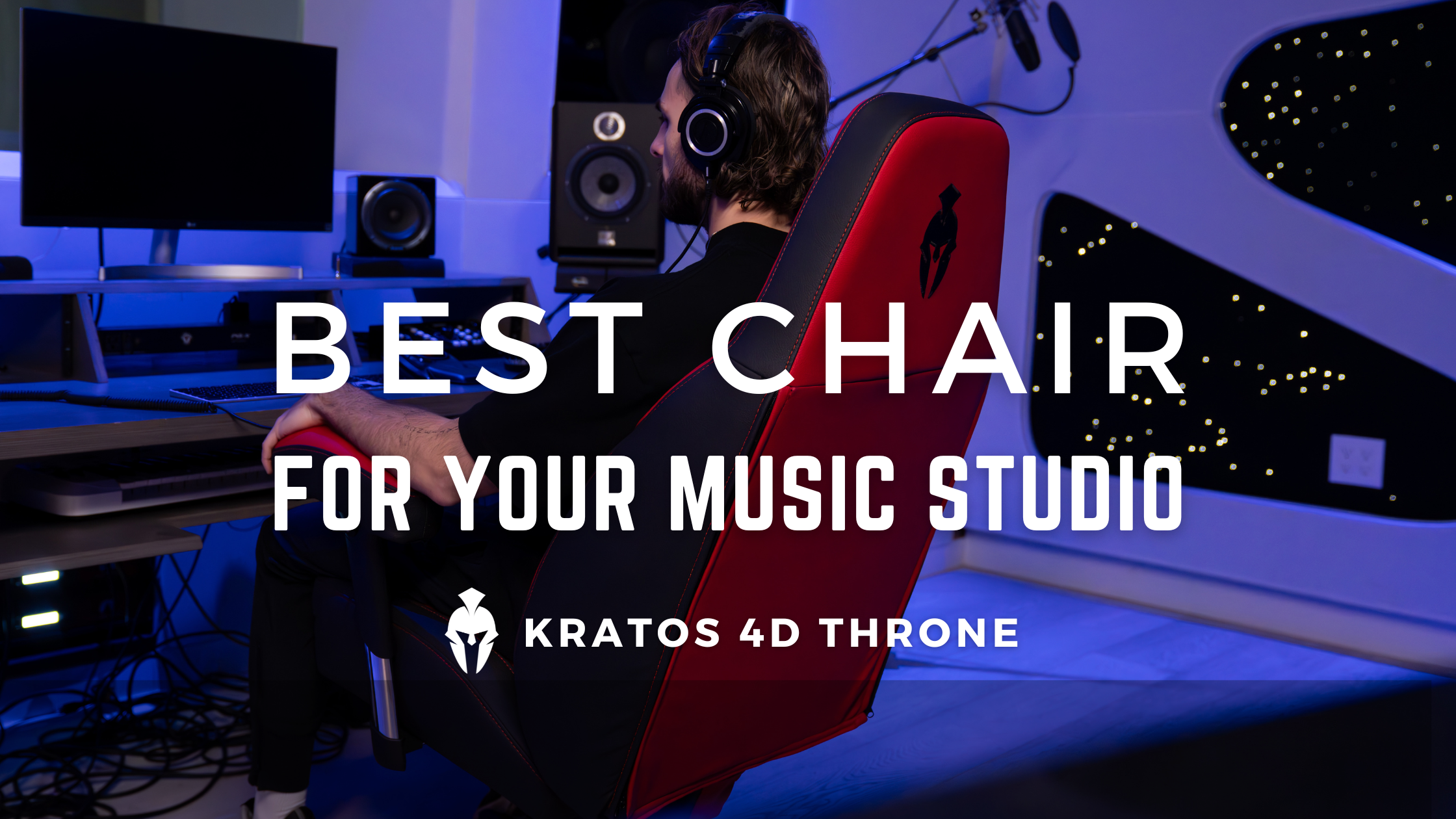 Best Chair for a Music Studio: Discover the Kratos 4D Throne