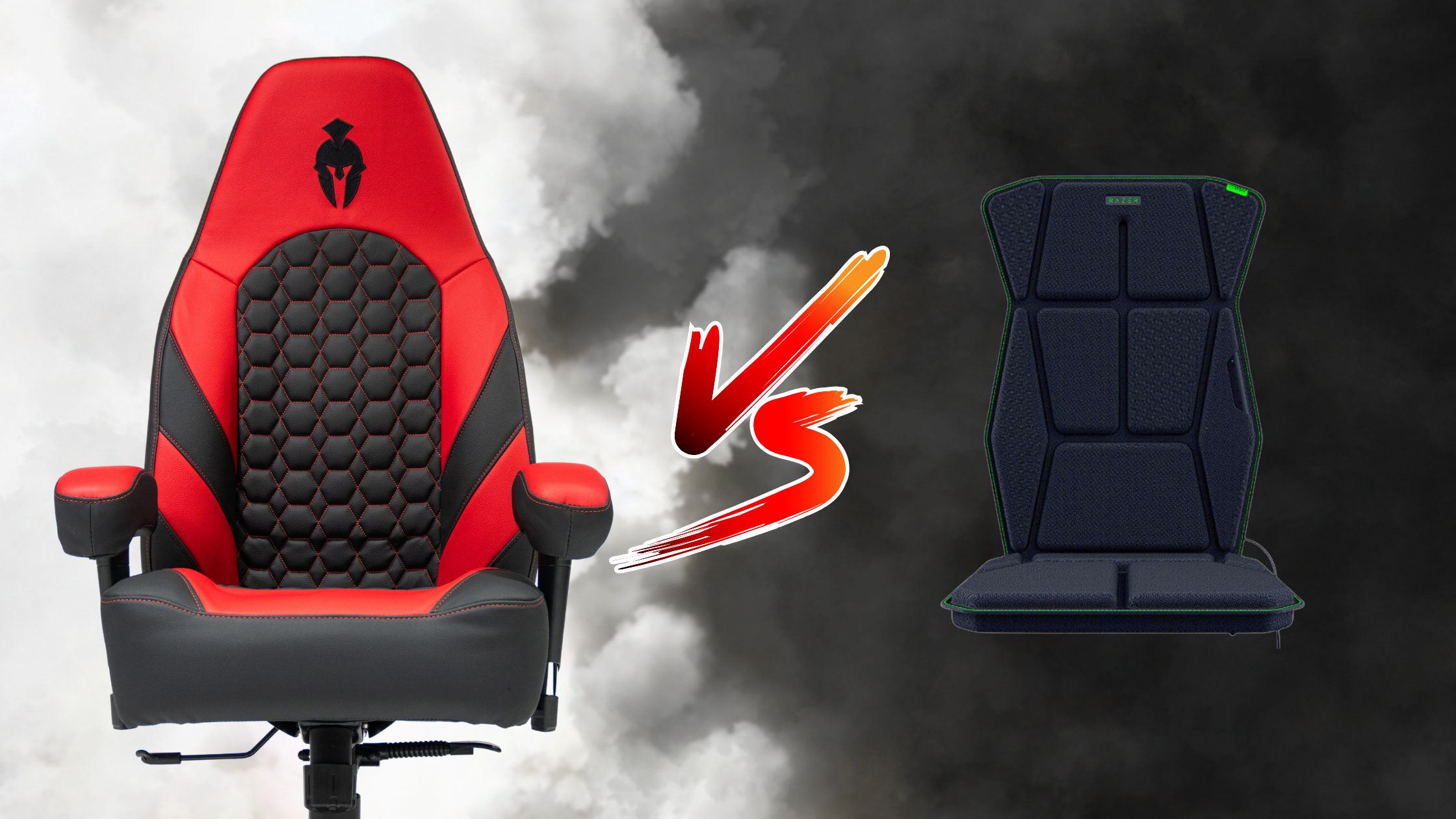 Kratos Pro 4D Throne Haptic Gaming Chair Versus Freyja Haptic Gaming Pad