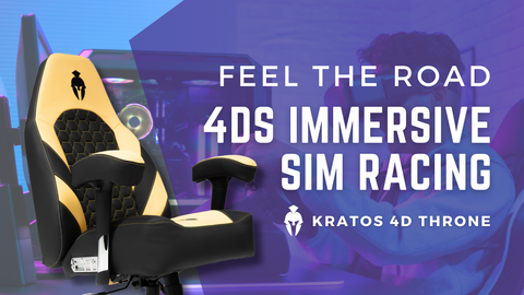 Best Gaming Chair for Sim Racing | Kratos 4D Throne with Haptic ...