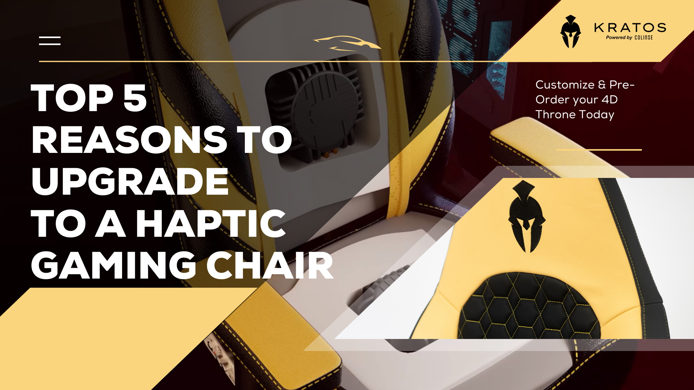Top 5 Reasons to Upgrade to a Haptic Gaming Chair