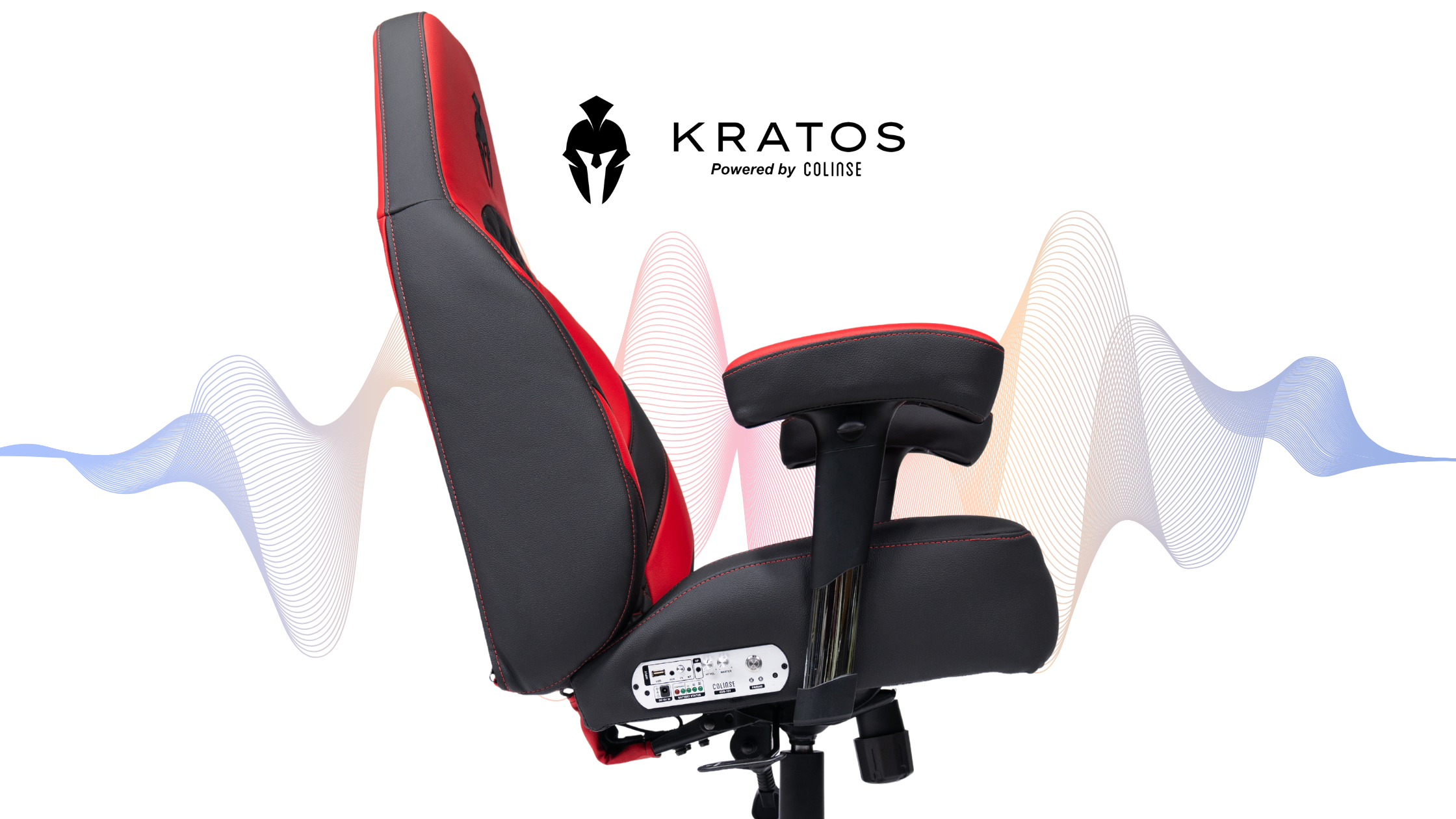 Gaming Chair with Massage Haptic Vibrations