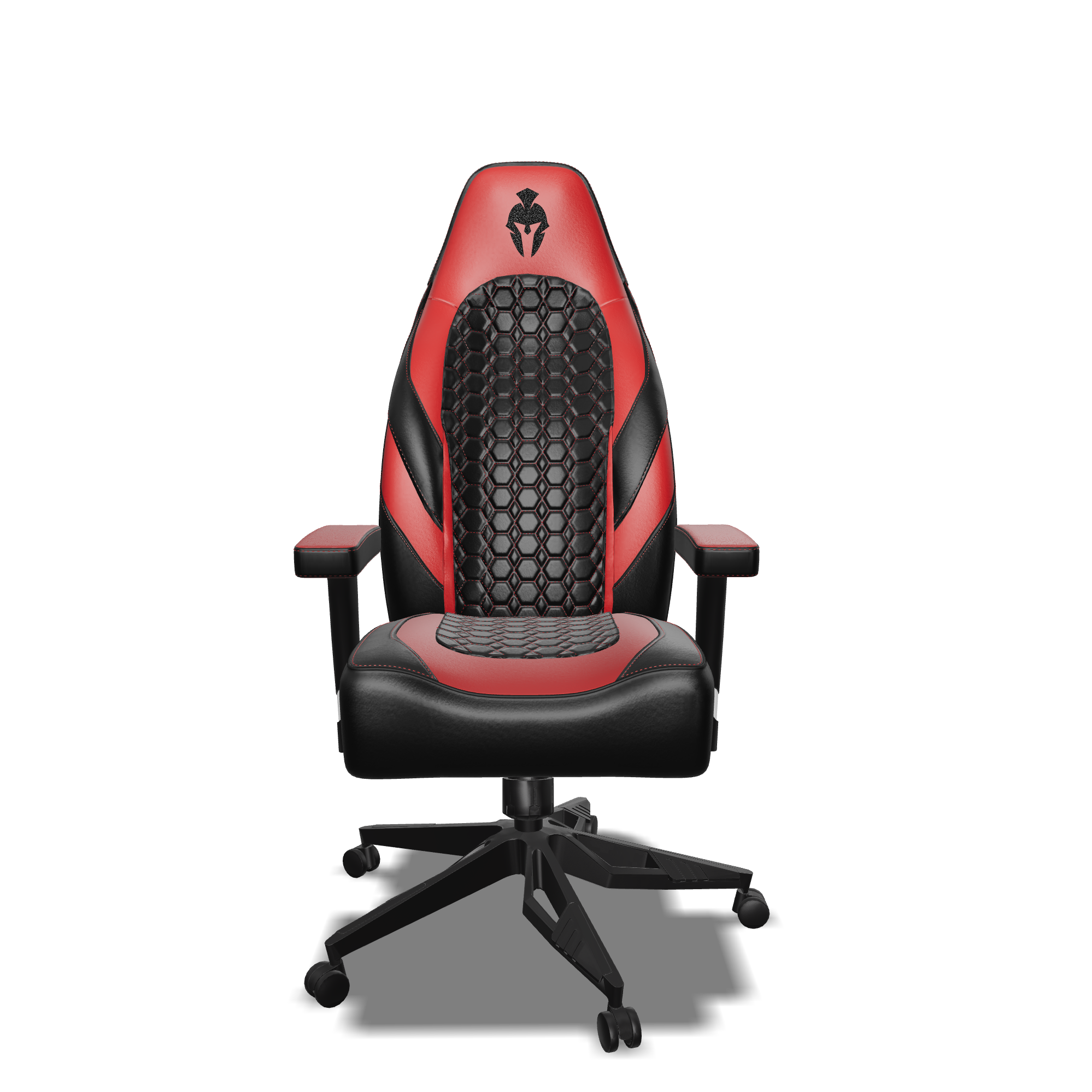 Red and Black gaming chair front view