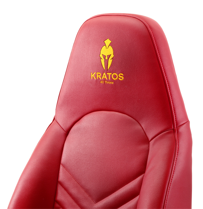 Kratos PRO 4D Throne- Gaming chair- Crimson Red - COLINSE4D