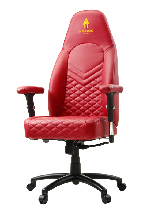 Kratos PRO 4D Throne- Gaming chair- Crimson Red - COLINSE4D