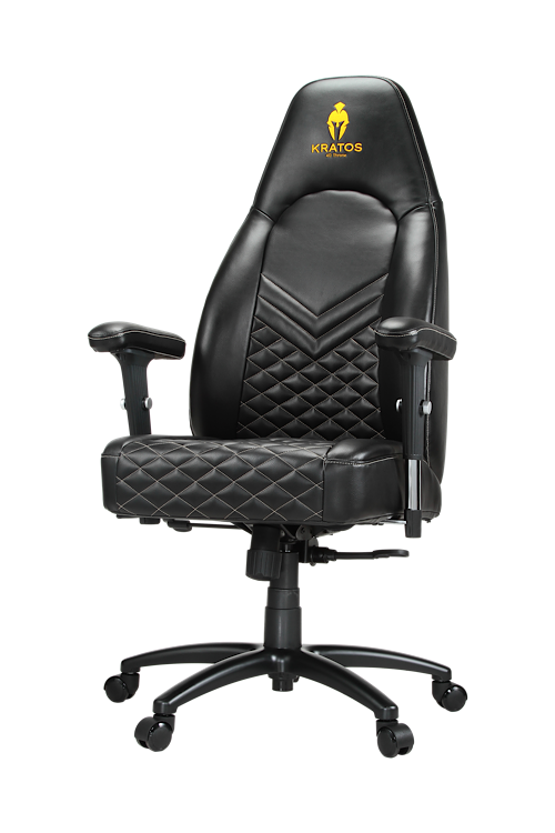 Kratos PRO 4D Throne -Gaming Chair- Bold Black - COLINSE4D