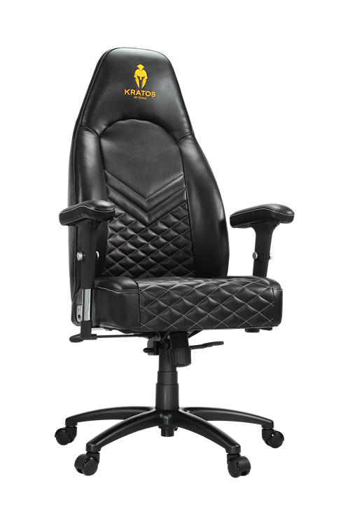 Kratos PRO 4D Throne -Gaming Chair- Bold Black - COLINSE4D
