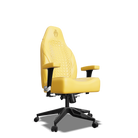 Yellow on Yellow Custom Haptic Feedback Gaming Chair Side View